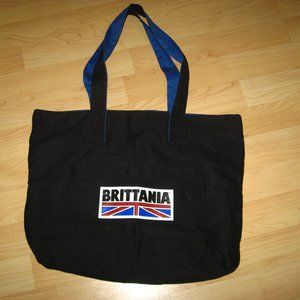 Brittania Vintage 1990's Large Shoulder Shopping Bag